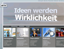Tablet Screenshot of aktiv4u.de
